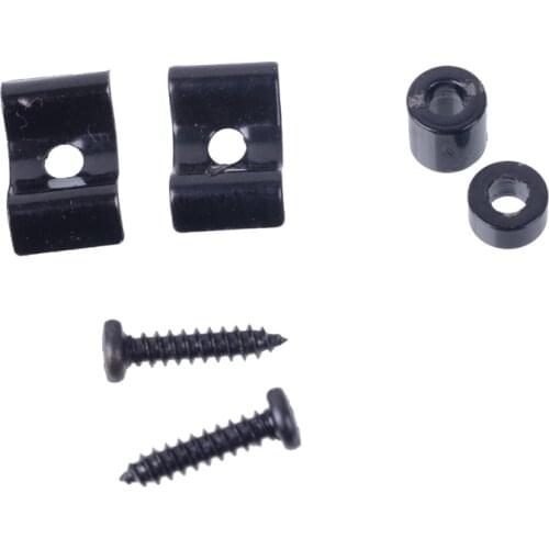 100set/lot Black Electric Guitar String Retainers Tree for Strat Electric Guitar