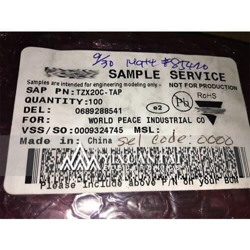 100PCS/LOT 500PCS/LOT 1000PCS/LOT 2500PCS/LOT Free Shipping! New Original TZX20C-TAP DO35