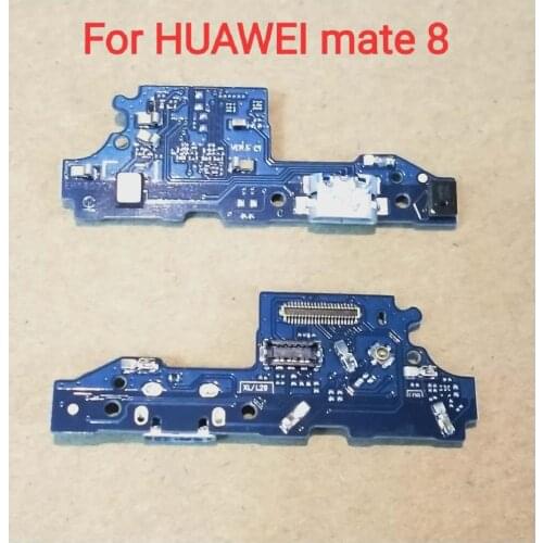 2 pcs Original New Usb Charger Dock Connector For Huawei mate 8 Charging Port Flex Cable Repair Parts MIXUEWEIQI