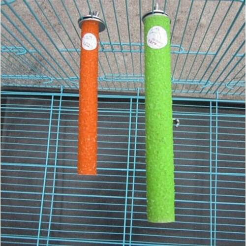 2CM*12CM Scrath bar parrot standing rod bird cage parrot nest supplies teeth stick station ground station