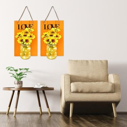 2x Rustic LED Wall Sconce Mason Jar Light Porch Pergola Lamp Fairy Light D