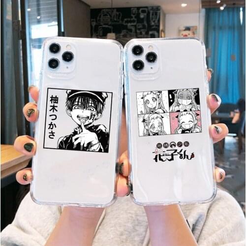 ZUIDID Cute Anime Phone Case For iPhone 12 Mini XR 7 8 Plus 11 Pro Max XS X SE20 Toilet Bound Hanako Kun Clear Cover Soft Coque