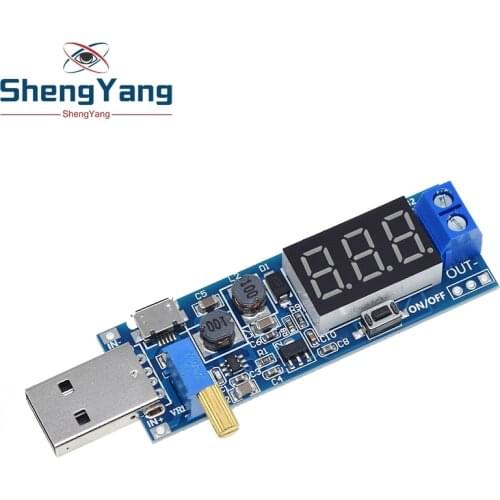 DC-DC 5V to 3.5V / 12V USB Step UP / Down Power Supply Module Adjustable Boost Buck Converter Out DC 1.2V-24V
