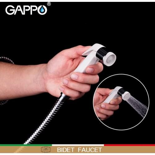 GAPPO White Bidet Faucets ABS muslim shower toilet Bath shower mixer tap toilet bidet sprayer muslim shower Spray Shattaf