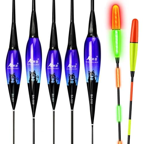 Intelligent LED Fishing Floats Light Night Gravity Sensing Fish Bait Smart Electronic Tackle Gear Accessories Lake Pond