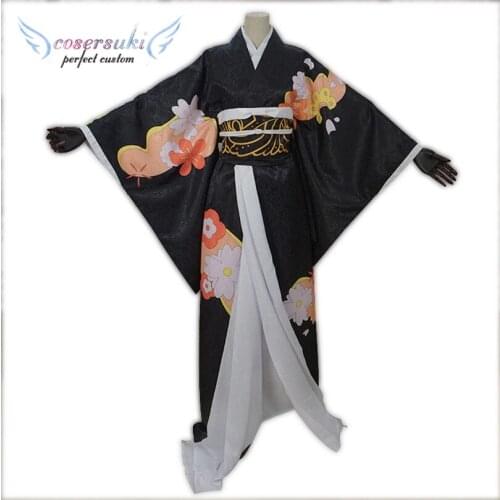 Demon Slayer: Kimetsu no Yaiba Kibutsuji Muzan Cosplay Carnaval Costume Halloween Christmas Costume