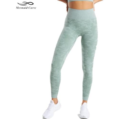 Gym Soprts Bottoms Leggings Camo Seamless Leggings Women Camouflage High waist Fitness legging Push up Hips Tight Yoga Pants