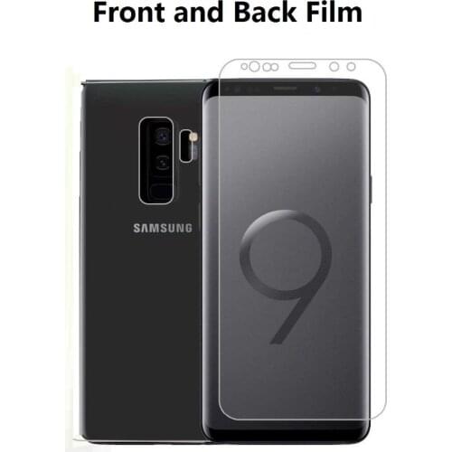 Full Cover Soft Hydrogel Film For Samsung Note8 S8 S9 Plus Front and Back Screen Protector For Galaxy Note9 S7 S6 Edge Not Glass