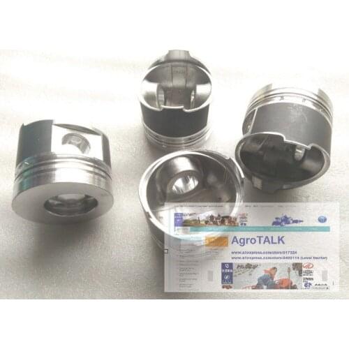 Set of piston, piston rings, piston pins for Changchai 4L68 engine
