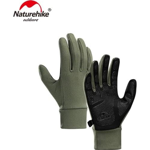 Naturehike Touch Screen Anti-skid Gloves Mountaineering Cycling Hiking Non-Slip Portable Gloves NH20FS032