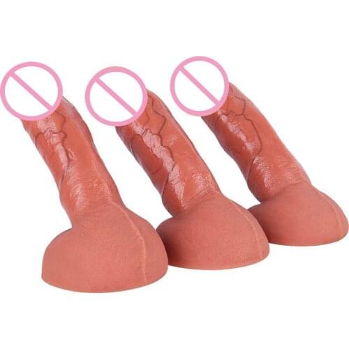 Adult Products Dolphin Blue Veins Bloodshot Simulation Penis Male and Female Masturbation Fake Penis Big Sucker Sex Toys