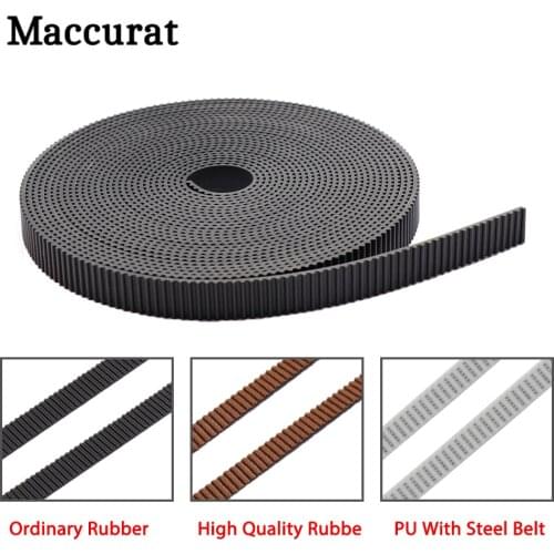 5/10meter GT2-10mm Open Timing Belt Width 6mm 10mm GT2 belt PU With Steel Core Belt 2GT Timing Belt For Reprap 3D Printer Parts