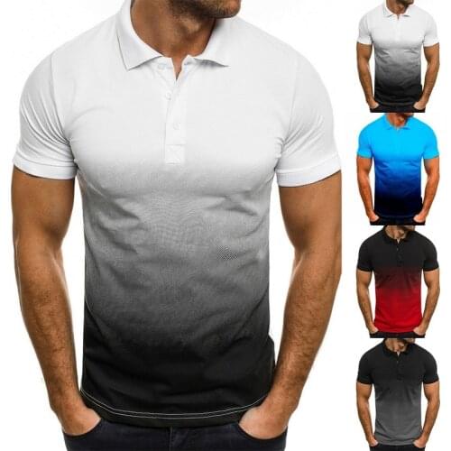 Men Men Shirt Short Sleeve Shirt Contrast Color New Clothing Summer Streetwear Casual Fashion Men Tops