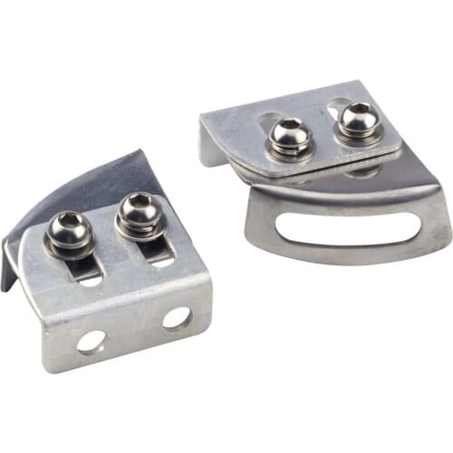 Universal 2pcs Adjustable Truck SUV Car Bumper License Plate Relocator Bracket Holder Mount Angle Accessories