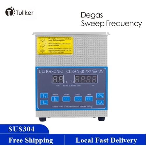 2L Digital Ultrasonic Cleaner 60W Stainless Bath Glasses Dental Watches Chains Ultrasone Washing manicure Jewelry Sonic Cleaning