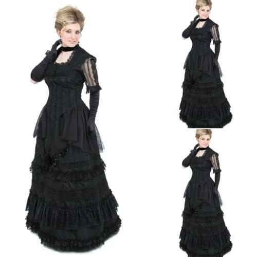 On sale SC-109 Victorian Gothic/Civil War Southern Belle Ball Gown Dress Halloween dresses Sz US 6-26 XS-6XL