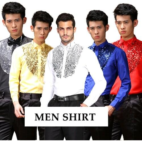 Мужские шелковые рубашки VIP-DANCERS China At AliExpress