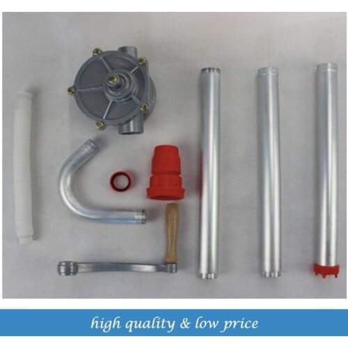 Factory price Hand Rotary Gas Oil Fuel Pump Dispenser Drum Tank Commercial Transfer Diesel