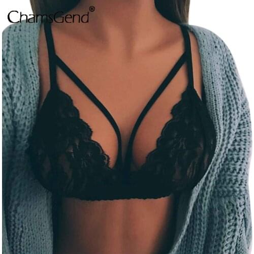 Women Sexy Lingerie Hollow Lace Bandage Lingerie Corset Push Up Top Underwear Women Sexy Bralette Bustier