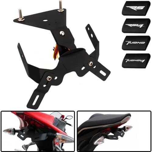 Motorcycle Tail Tidy License Plate Holder For Aprilia RSV4 / Factory Tuono V4 RS4 50 / 125 Fender Eliminator Accessories