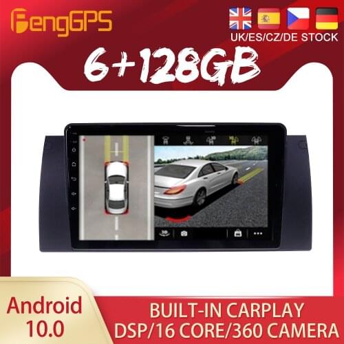 Android 10.0 PX6 DSP For BMW X5 E39 E53 1999 - 2005 Car DVD GPS Navigation Auto Radio Stereo Video Multimedia Player HeadUnit