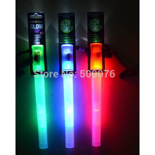 Free shipping 5pcs/lot Multi-signal stick 4 in 1 Flashing LED Light Glow Wand Sticks rescue whistle light stick