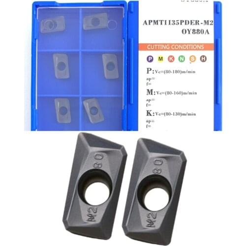 BEYOND APMT APMT1135 APMT1604 PDER M2 OY880A Carbide Insert for Milling Cutter Lathe Processing Cast Iron Steel Stainless Steel