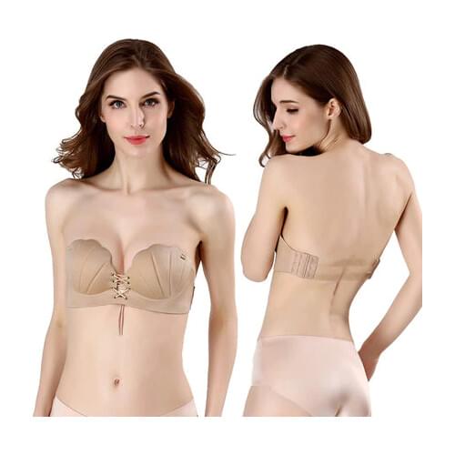 Sexy Seamless Bra Shell Massage Underwear Women Super Push Up Bra Comfortable Wire Free Sexy Lingerie Women LB Bra