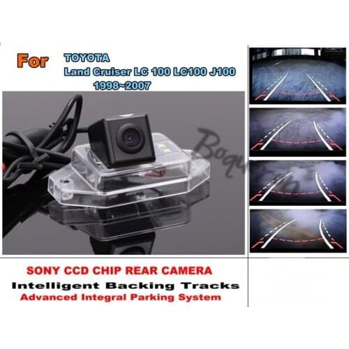 CCD For TOYOTA Land Cruiser LC 100 LC100 J100 1998~2007 / Intelligent Car Parking Camera with Tracks Module / Rear Camera