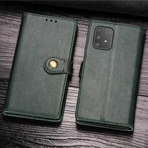 For Samsung galaxy A91 A71 A70 A70 S Cover Wallet PU Leather Phone Bag Case Simple Card Holders Shell Free Shipping