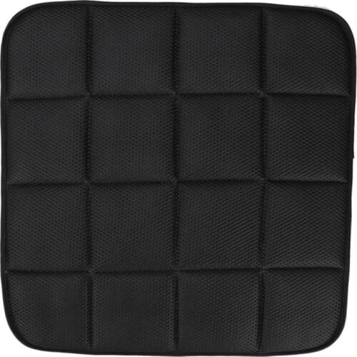 45 x 45cm Bamboo Charcoal Breathable Car Seat Cushion (Black)
