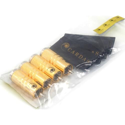 Hi-end RCA Plug 4pcs/lot Cardas SRCA RCA connector for HIFI DIY Audio Cables