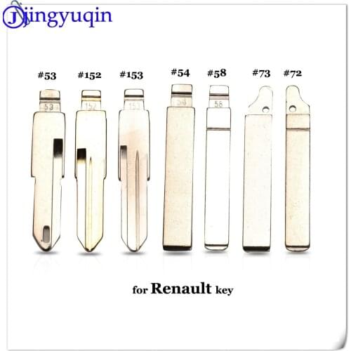Jingyuqin Lada Renault Megan Dacia Clio Duster KD VAC102 VA2 HU83 For #53 #54 #58 #72 #73 #152 #153 Remote Key Blade Blank