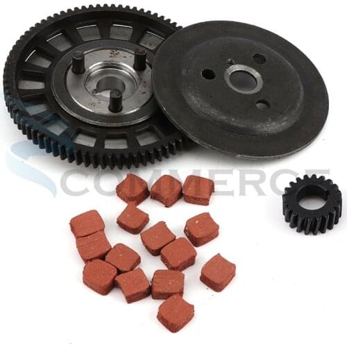 Bicycle clutch friction plate gear kit for 50cc 60cc 66cc 80cc 2-stroke bicycle gasoline engine parts