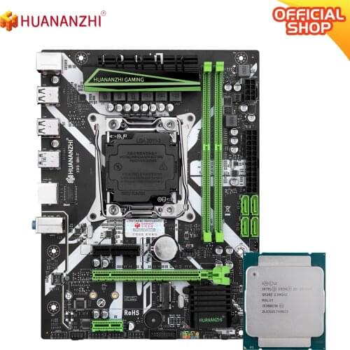 HUANANZHI X99 8M F X99 Motherboard with Intel XEON E5 2620 V3 LGA 2011-3 DDR4 RECC NON-ECC memory combo kit set NVME USB 3.0