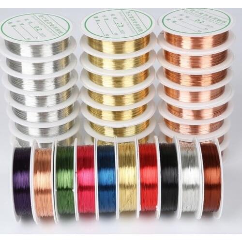 Handmade copper wire DIY hairpin main material braided wire accessories material package stereotyped wire accessories copper wir