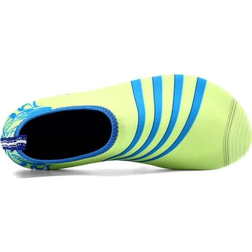 Men Woman Unisex Barefoot Skin Sock Striped Shoes Beach Pool Gym Aqua Water Socks Beach Swim Upstream Shoes