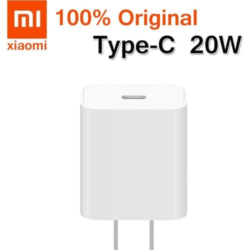 Original Xiaomi Type-C Charger 20W Quick Charge USB-C Charger For iPhone 12 Pro Max Mini 11 QC 3.0 Xiaomi Wall Phone Charger