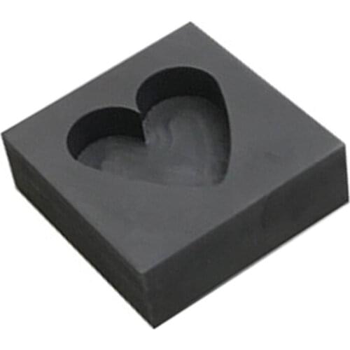 DIY Gold Silver Ingot Mold Graphite Crucible Melting Gold Silver Nonferrous Mold AXYD