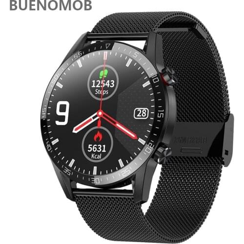 BUENOMOB Smart Watch Bluetooth Call For Samsung Gear Huawei Xiaomi Phone IP68 Waterproof Watch ECG+PPG Heart Rate VS L8 L9 L11