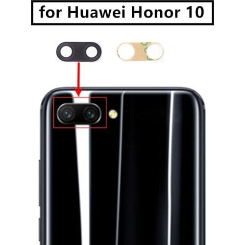 2pcs for huawei honor 10 Camera Glass Lens Back Rear Camera Glass Lens with Glue Replacement Repair Spare Parts