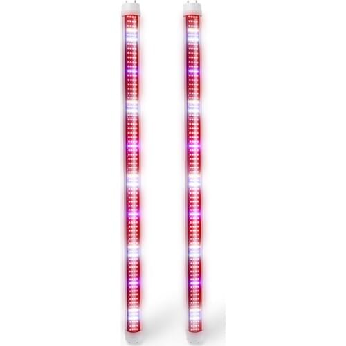 2PCS LED Grow Light Full Spectrum T8 Tube 60CM Indoor Plant Lamp Hydroponic Greenhouse LED Growth Bars for Plants and Flowers
