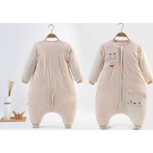 Thicken 0-4Y Winter Baby Slaapzak Infant Baby Sleeping Bag Baby Wrap Swaddling Jumpsuits Sleepsack Spring Child Onesies BDZ888
