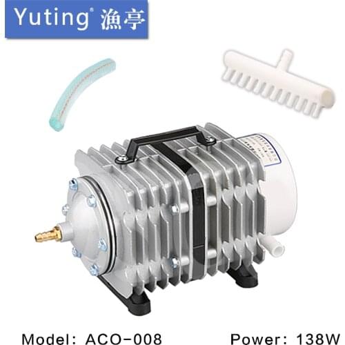 138W 100L/min SUNSUN ACO 008 Electromagnetic Aquarium Air Pump for Fish Tank Oxygen Air Pump Hydroponic Pond Air Compressor Pump