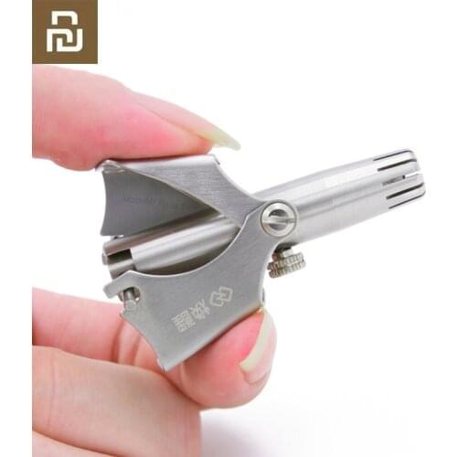 Xiaomi Manual Nose Trimmer for Men Stainless Steel for Nose Vibrissa Razor Shaver Washable Portable Nose Ear Hair Trimmer