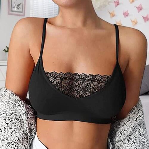 Women Sports Bra Underwear Lace Hollow Mesh Breathable Hole Sexy Vest Push Up Seamless Crop Top Fitness Vest Bras
