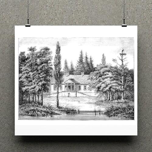ZhuoAng House Tree Clear Stamp for Scrapbooking Rubber Stamp Seal Paper Craft Clear Stamps Card Making