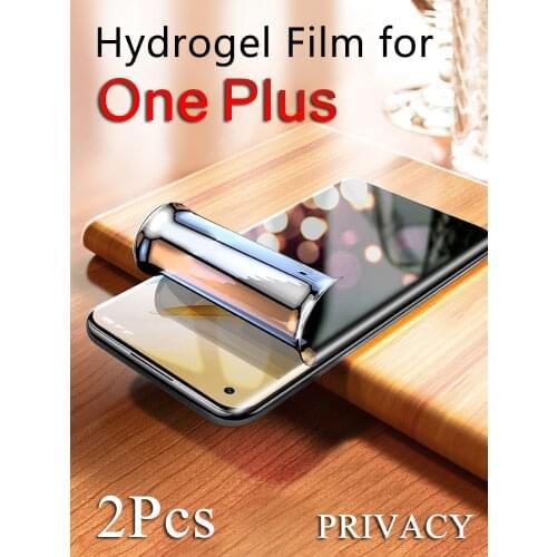 Privacy For OnePlus 8 8Pro Hydrogel Film For One Plus 7 7Pro Full edge Coverage Soft No Peeping Screen Protector 1+ 7T 8T 7TPro