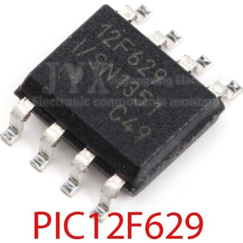 1pcs/lot PIC12F675-I/SN SOP-8 PIC12F675 SOP 12F675-I/SN 12F675 SOP8 PIC12F629-I/SN PIC12F629 12F629