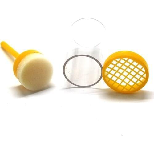 20PCS Beekeeper equipment bees tools plastic rearing king queen marker bottle cup marking mark identification agriculture